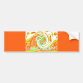 バンパーステッカーテンプレート車サーフィン私の人生 バンパーステッカー (正面)