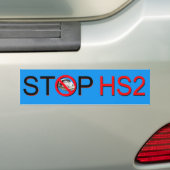 バンパーステッカー停止HS2 バンパーステッカー (車上)
