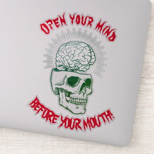 バンパーステッカー心を開く シール (詳細)