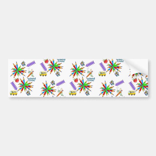 バンパーステッカー新学期クール: バンパーステッカー (正面)