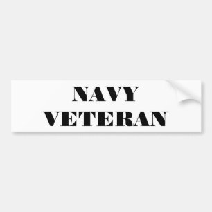 バンパーステッカー海軍退役軍人 バンパーステッカー