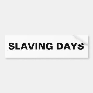 バンパーステッカー着用日 バンパーステッカー