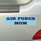 バンパーステッカー空軍ママ バンパーステッカー (車上)