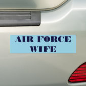 バンパーステッカー空軍妻 バンパーステッカー (車上)
