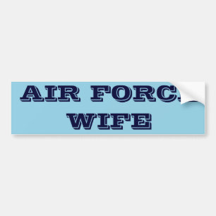 バンパーステッカー空軍妻 バンパーステッカー