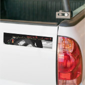 バンパーステッカー芸術品 バンパーステッカー (トラック上)