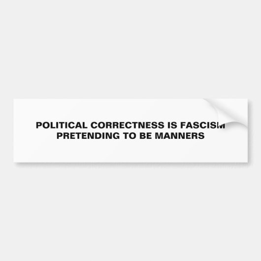 バンパーステッカー (正面)