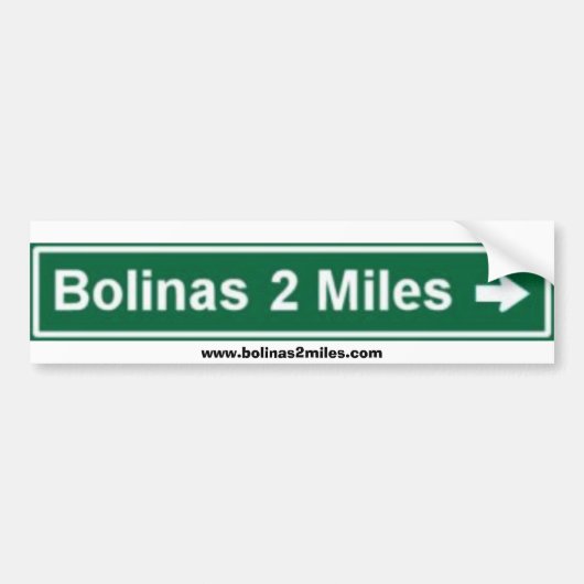 バンパーステッカー (正面)