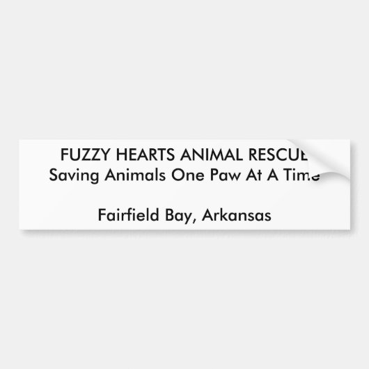 バンパーステッカー (正面)