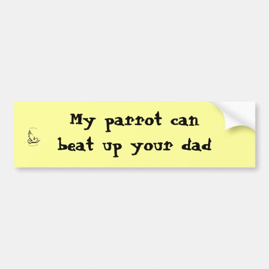 バンパーステッカー (正面)