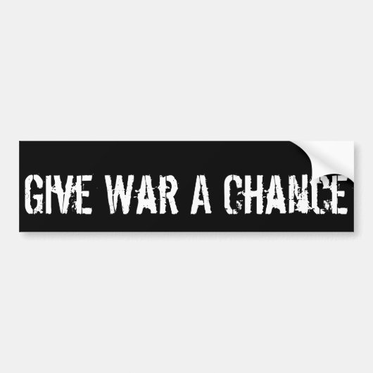 バンパーステッカー (正面)