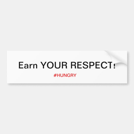 バンパーステッカー (正面)