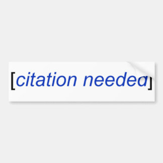 バンパーステッカー