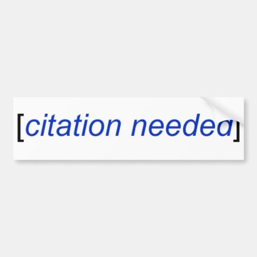 バンパーステッカー (正面)