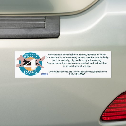 バンパーステッカー (車上)