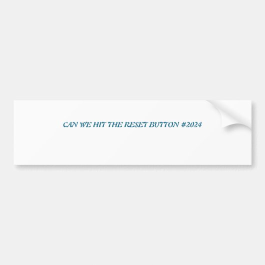 バンパーステッカー (正面)