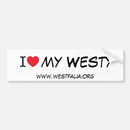 バンパーステッカー (正面)