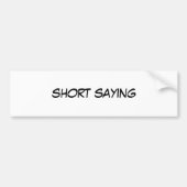 バンパーステッカー (正面)