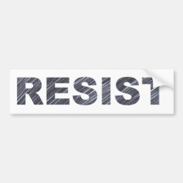 バンパーステッカー|のアンチ切札の動きに抵抗して下さい バンパーステッカー