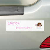 バンパーステッカー"の上の"注意Bridezilla。 バンパーステッカー (車上)