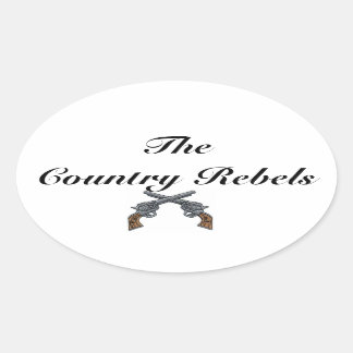 バンパーステッカー...プレーン 楕円形シール