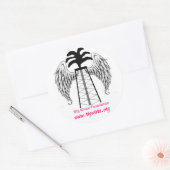 バンパーステッカー ラウンドシール (封筒)