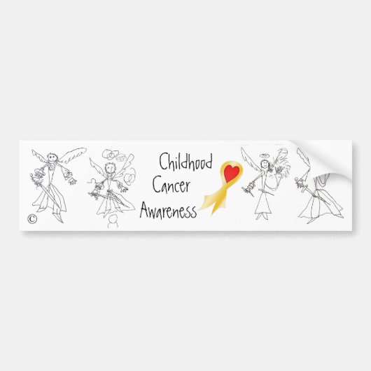 バンパーステッカー、天国Worriors バンパーステッカー (正面)