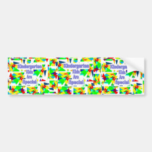 バンパーステッカー、雑多なしおり。 Kinderg. バンパーステッカー