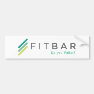 バンパーステッカー: FitBarか。 バンパーステッカー