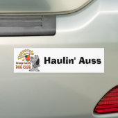 バンパーステッカー:  Haulin Auss バンパーステッカー (車上)