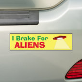 バンパーステッカー – Iブレーキエイリアン (車上)