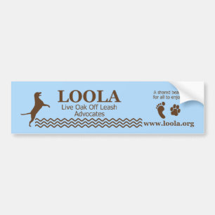 バンパーステッカー: LOOLAorg バンパーステッカー