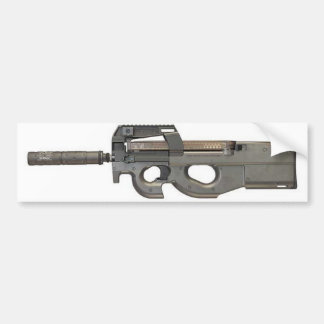 バンパーステッカー- P90 w/Silencer バンパーステッカー