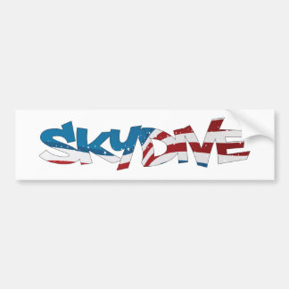 バンパーステッカーSKYDIVE米国 バンパーステッカー