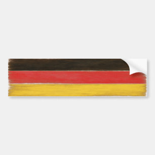バンパーステックールク動揺してドイツ国旗 バンパーステッカー