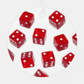 バンパーソナライズされたコギフト メタルオーナメント (裏面)