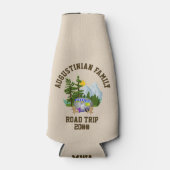 バンパーソナライズされたライフファミリーロードトリップ ボトルクーラー (正面)