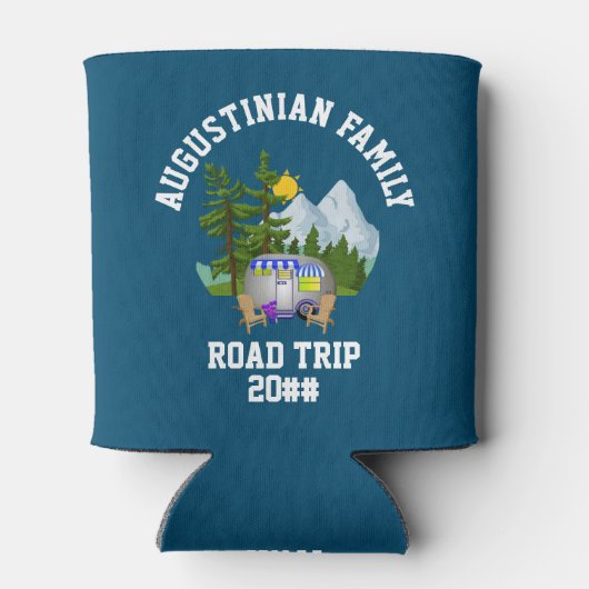 バンパーソナライズされたライフファミリーロードトリップ 缶クーラー (裏面)