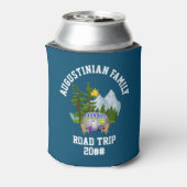 バンパーソナライズされたライフファミリーロードトリップ 缶クーラー (缶裏面)