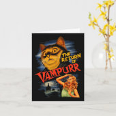 バンパー猫のおもしろい帰還 カード (黄色い花)