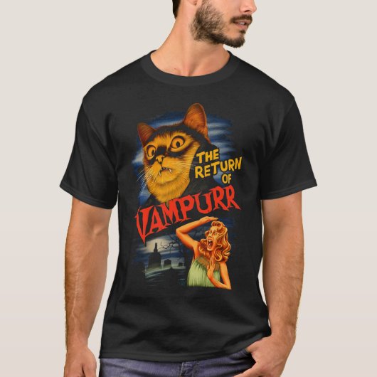 バンパー猫のおもしろい帰還 Tシャツ (正面)