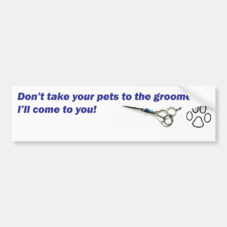 バンパー-あなたのペットを…取らないで下さい バンパーステッカー