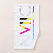 バンパー[CMYK] バスタオルセット (ハンドタオル)