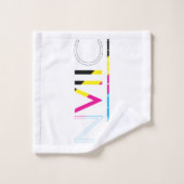 バンパー[CMYK] バスタオルセット (ウォッシュタオル)