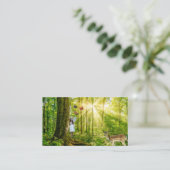 バンビと蝶の魔法林の妖精 名刺 (スタンド正面)