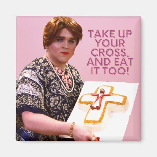 バンビのクロスケーキマグネット マグネット (正面)