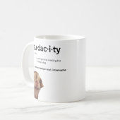 バンビの大胆さ コーヒーマグカップ (正面左)