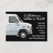 バンビジネス/プロフィールカードを持つ人 名刺 (裏面)