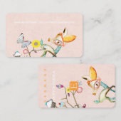バンビワンダーランド Etsy's テンダー デザート ツリー 名刺 (正面/裏面)