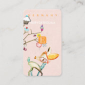 バンビワンダーランド Etsy's テンダー デザート ツリー 名刺 (裏面)